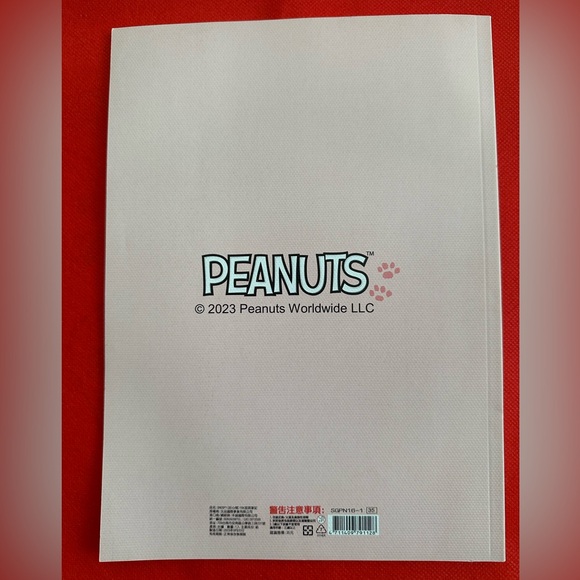 3/$20 Snoopy Notebook - Picture 2 of 3